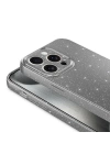 Apple iPhone 15 Pro Kılıf Kamera Korumalı Simli Lüks Zore Koton Kapak