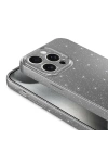 Apple iPhone 15 Pro Kılıf Kamera Korumalı Simli Lüks Zore Koton Kapak
