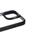 Apple iPhone 15 Pro Kılıf Kamera Lens Korumalı Standlı Zore Klon Lensli Kapak