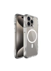 Apple iPhone 15 Pro Kılıf M-safe Şarj Özellikli Airbagli Şeffaf Zore İncek Kapak