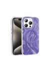 Apple iPhone 15 Pro Kılıf M-safe Şarj Özellikli Fırça Boya Desenli Zore Palet Kapak