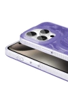 Apple iPhone 15 Pro Kılıf M-safe Şarj Özellikli Fırça Boya Desenli Zore Palet Kapak