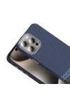 Apple iPhone 15 Pro Kılıf M-safe Şarj Özellikli Karbon Fiber Görünümlü Zore Gros Kapak