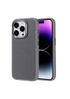Apple iPhone 15 Pro Kılıf M-safe Şarj Özellikli Karbon Fiber Görünümlü Zore Troy Kapak