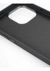 Apple iPhone 15 Pro Kılıf M-safe Şarj Özellikli Karbon Fiber Görünümlü Zore Troy Kapak