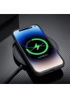 Apple iPhone 15 Pro Kılıf M-safe Şarj Özellikli PU Deri Zore Adora Kapak