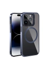 Apple iPhone 15 Pro Kılıf M-safe Şarj Özellikli Standlı Zore Klon Kapak
