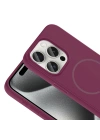 Apple iPhone 15 Pro Kılıf M-safe Şarj Özellikli Zore Meta Kapak