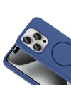 Apple iPhone 15 Pro Kılıf M-safe Şarj Özellikli Zore Meta Kapak