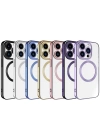 Apple iPhone 15 Pro Kılıf M-safe Wireless Şarj Özellikli Zore Setro Silikon