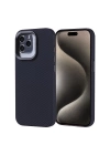 Apple iPhone 15 Pro Kılıf M-safe Şarj Özellikli Karbon Fiber Görünümlü Zore Nekst Kapak