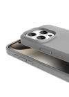 Apple iPhone 15 Pro Kılıf M-safe Şarj Özellikli Sıvı Teknolojili Silinebilir Sert Zore Kivi Kapak