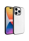 Apple iPhone 15 Pro Kılıf Sert PC Renkli Çerçeveli Zore Riksos Kapak