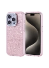 Apple iPhone 15 Pro Kılıf Taşlı Tasarımlı Zore Kapi Kapak