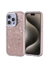 Apple iPhone 15 Pro Kılıf Taşlı Tasarımlı Zore Kapi Kapak