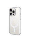Apple iPhone 15 Pro Kılıf Wireless Şarj Özellikli Sert PC Zore Mat Riksos M-safe Kapak