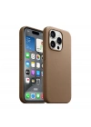 Apple iPhone 15 Pro Kılıf Zore M-safe Şarj Özellikli Mikro Fiber Optimal Kapak