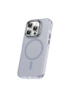 Apple iPhone 15 Pro Max Kılıf Airbagli M-safe Wireless Şarj Özellikli Lens Koruyuculu Zore Klaptika Kapak
