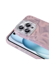 Apple iPhone 15 Pro Max Kılıf Airbagli Parlak Taş Detay Tasarımlı Zore Esila Kapak