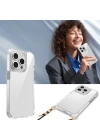 Apple iPhone 15 Pro Max Kılıf Airbagli Takılabilir Askı Aparatlı Zore Snap Silikon Kapak