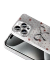 Apple iPhone 15 Pro Max Kılıf Kamera Korumalı Figürlü Zore Ponti Silikon Kapak