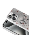 Apple iPhone 15 Pro Max Kılıf Kamera Korumalı Figürlü Zore Ponti Silikon Kapak