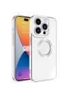 Apple iPhone 15 Pro Max Kılıf Kamera Korumalı Logo Gösteren Zore Omega Kapak