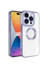 Apple iPhone 15 Pro Max Kılıf Kamera Korumalı Logo Gösteren Zore Omega Kapak