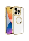 Apple iPhone 15 Pro Max Kılıf Kamera Korumalı Logo Gösteren Zore Omega Kapak
