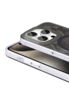 Apple iPhone 15 Pro Max Kılıf M-safe Şarj Özellikli Fırça Boya Desenli Zore Palet Kapak