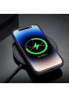 Apple iPhone 15 Pro Max Kılıf M-safe Şarj Özellikli PU Deri Zore Adora Kapak