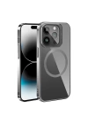 Apple iPhone 15 Pro Max Kılıf M-safe Şarj Özellikli Standlı Zore Klon Kapak