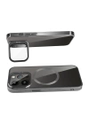 Apple iPhone 15 Pro Max Kılıf M-safe Şarj Özellikli Standlı Zore Klon Kapak