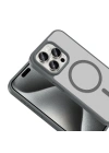 Apple iPhone 15 Pro Max Kılıf M-safe Şarj Özellikli Zore Babet Kapak