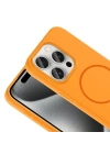 Apple iPhone 15 Pro Max Kılıf M-safe Şarj Özellikli Zore Meta Kapak