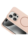 Apple iPhone 15 Pro Max Kılıf M-safe Şarj Özellikli Zore Meta Kapak