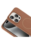 Apple iPhone 15 Pro Max Kılıf M-safe Şarj Özellikli Zore Meta Kapak