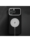 Apple iPhone 15 Pro Max Kılıf M-Safe Şarj Özellikli Zore Paris Nexel Sert PC Kapak