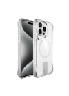 Apple iPhone 15 Pro Max Kılıf M-safe Şarj Özellikli Zore T-Max Standlı Kapak