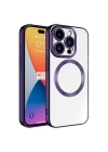 Apple iPhone 15 Pro Max Kılıf M-safe Wireless Şarj Özellikli Zore Setro Silikon
