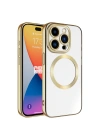 Apple iPhone 15 Pro Max Kılıf M-safe Wireless Şarj Özellikli Zore Setro Silikon