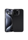 Apple iPhone 15 Pro Max Kılıf M-safe Şarj Özellikli 600D Kevlar Zore Krek Karbon Standlı Kapak