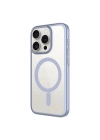Apple iPhone 15 Pro Max Kılıf Wireless Şarj Özellikli Sert PC Zore Mat Riksos M-safe Kapak