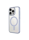 Apple iPhone 15 Pro Max Kılıf Wireless Şarj Özellikli Sert PC Zore Mat Riksos M-safe Kapak
