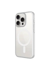 Apple iPhone 15 Pro Max Kılıf Wireless Şarj Özellikli Sert PC Zore Mat Riksos M-safe Kapak