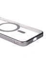 Apple iPhone 15 Pro Max Kılıf Wireless Şarj Özellikli Sert PC Zore Mat Riksos M-safe Kapak
