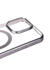Apple iPhone 15 Pro Max Kılıf Wireless Şarj Özellikli Sert PC Zore Mat Riksos M-safe Kapak