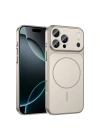 Apple iPhone 15 Pro Max Kılıf Zore M-Safe Şarj Özellikli Kamera Korumalı Formen Kapak