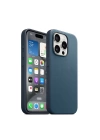 Apple iPhone 15 Pro Max Kılıf Zore M-safe Şarj Özellikli Mikro Fiber Optimal Kapak