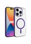 Apple iPhone 15 Pro Max Kılıf Zore Wireless Şarj Özellikli Pixel M-safe Kapak